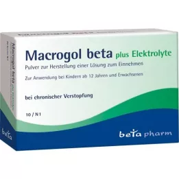 MACROGOL beeta pluss elektrolüüdid Plv.z.H.e.L.z.Einn., 10 tk