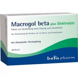 MACROGOL beeta pluss elektrolüüdid Plv.z.H.e.L.z.Einn., 20 tk