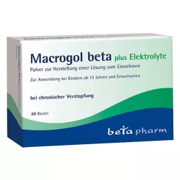 MACROGOL beeta pluss elektrolüüdid Plv.z.H.e.L.z.Einn., 20 tk