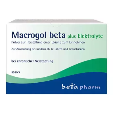 MACROGOL beeta pluss elektrolüüdid Plv.z.H.e.L.z.Einn., 50 tk
