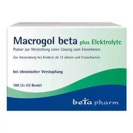 MACROGOL beeta pluss elektrolüüdid Plv.z.H.e.L.z.Einn., 100 tk