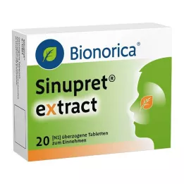SINUPRET ekstrakti kaetud tabletid, 20 tk