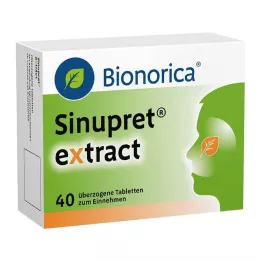 SINUPRET ekstrakti kaetud tabletid, 40 tk