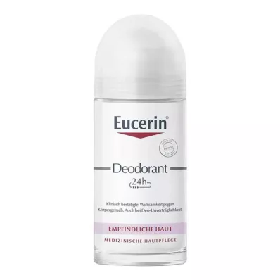 Eucerin Deodorant Sensitive Skin 24h Roll-on, 50 ml