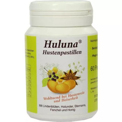 Huluna köhapastilled, 60 tk Huluna köhapastilled, 60 tk