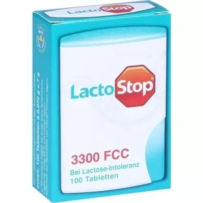 LACTOSTOP 3,300 FCC Tabletid klõpsuga dosaator, 100 tk