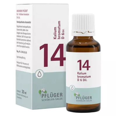 Biochemistry Pflueger 14 kaaliumbromaat.D 6 tilka, 30 ml