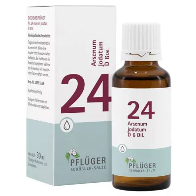 Biochemistry Pflueger 24 Arsenum jodatum D 6 tilka, 30 ml