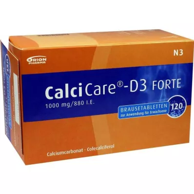 Calcicare D3 forte kihisevad tabletid, 120 tk