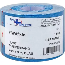 TAPE elastne 5 cmx5 m sinine, 1 tk