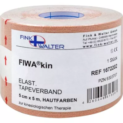 Elastne teip 5cmx5m nahavärvi, 1 tk