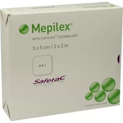 MEPILEX 5x5 cm vahukompress, 5 tk