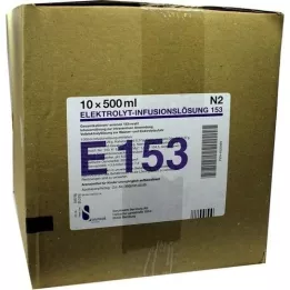 ELEKTROLYT Inf.-Lsg. 153 PE-Pudel, 10X500 ml