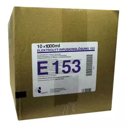 Elektrolüüdi infusioonilahuse 153 PE-pudel, 10X1000 ml
