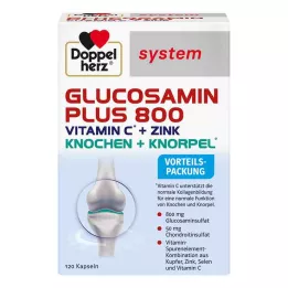 DOPPELHERZ Glucosamine Plus 800 süsteemi kapslid, 120 kapslit