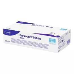 PEHA-SOFT nitriil valge Unt.Hands.unsteril pf S, 100 St