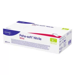 PEHA-SOFT nitriilist valge Unt.Hands.nonsterile pf M, 100 tk