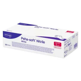 PEHA-SOFT nitriilist valge Unt.Hands.unsteril pf L, 100 St