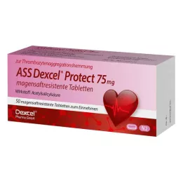 ASS Dexcel Protect 75 mg enteroaktiivsed tabletid, 50 tk