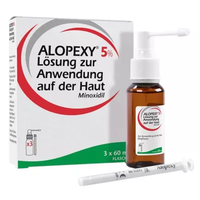 Alopexy 5% lahus, 3X60 ml