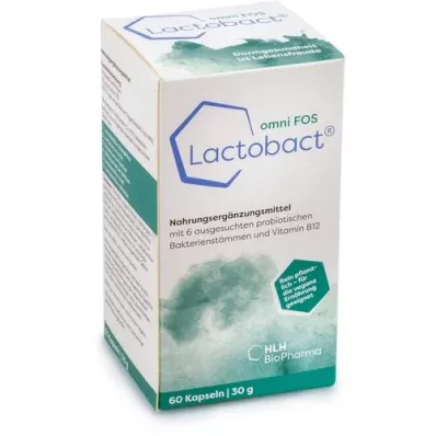 LACTOBACT omni FOS entero-kattega kapslid, 60 tk