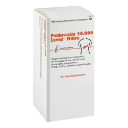 PANKREATIN 20,000 Laves Micro kõvakapslit, 100 tk