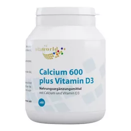 CALCIUM 600 pluss D3 tabletid, 60 tk