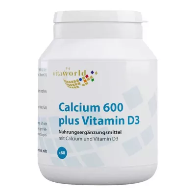 CALCIUM 600 pluss D3 tabletid, 60 tk