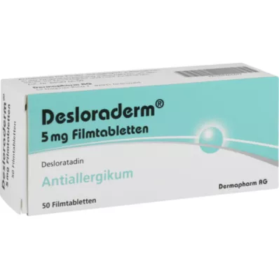 DESLORADERM 5 mg õhukese polümeerikattega tabletid, 50 tk