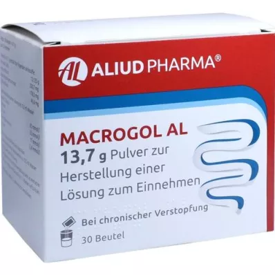 MACROGOL AL 13,7 g suukaudne preparaat, 30 tk