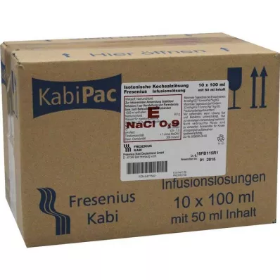 Isotooniline soolalahus 100ml pooleldi täidetud, 10X50 ml Isotooniline soolalahus 100ml pooleldi täidetud, 10X50 ml