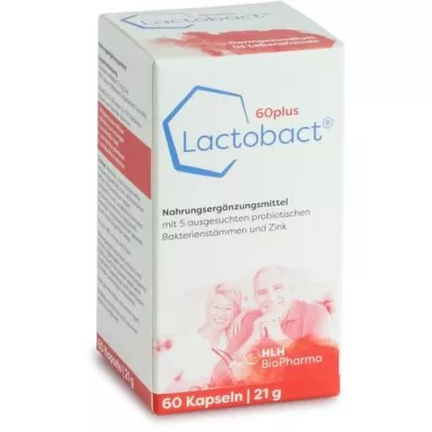 LACTOBACT 60plus enteroidkattega kapslid, 60 tk