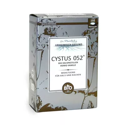Cystus 052 orgaanilised kurgupastillid mee vanill, 132 tk
