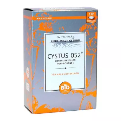 Cystus 052 Organic Kurgutabletid Honey Orange, 132 tk