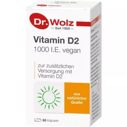 VITAMIN D2 1000 I.E. vegan kapslid, 60 tk