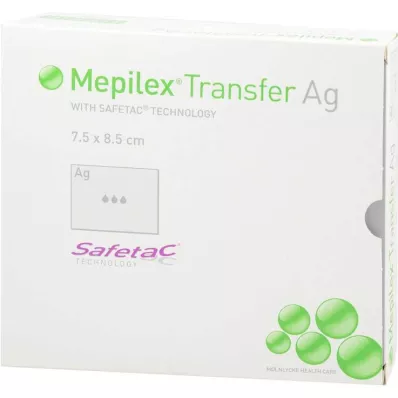 Mepilex Transfer Ag vahtplaaster 7,5x8,5cm, 10 tk Mepilex Transfer Ag vahtplaaster 7,5x8,5cm, 10 tk