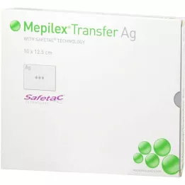 MEPILEX Transfer Ag vahtpolster 10x12,5 cm ster., 5 tk
