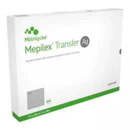 MEPILEX Transfer Ag vahtpolster 15x20 cm, steriilne, 10 tk