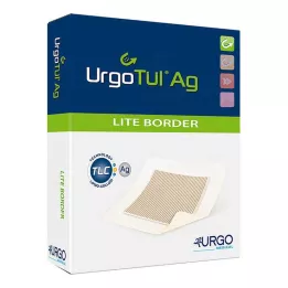 URGOTÜL Ag Lite Border 8x8 cm kaste, 10 tk