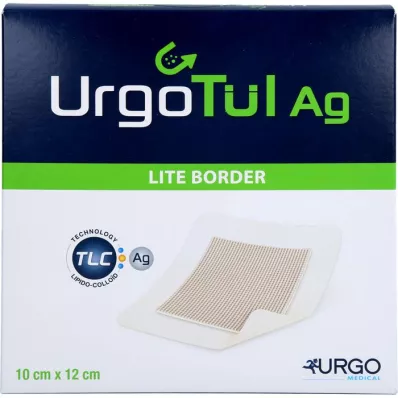 URGOTÜL Ag Lite Border 10x12 cm kaste, 10 tk