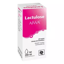 LACTULOSE AIWA 670 mg/ml suukaudne lahus, 200 ml