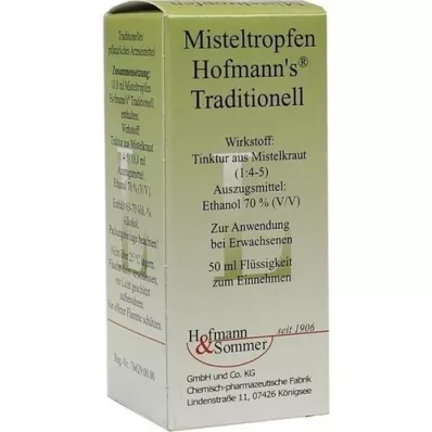 MISTEL-TROPFEN Hofmanni traditsiooniline, 50 ml