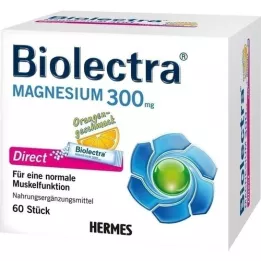 BIOLECTRA Magneesium 300 mg Direct Orange Sticks, 60 tk
