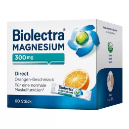 BIOLECTRA Magneesium 300 mg Direct Orange Sticks, 60 tk