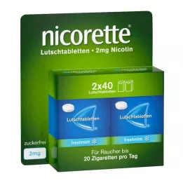 NICORETTE freshmint 2 mg pressitud pastillid, 80 tk