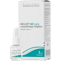 MICLAST 80 mg/g toimeainet sisaldavat küünelakki, 3 ml