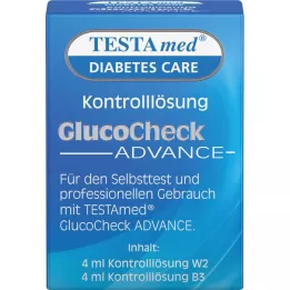 TESTAMED GlucoCheck Advance kontrolllahus, 4 ml