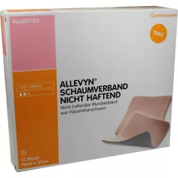 ALLEVYN Vahukompress 19x21 cm mittekleepuv, 12 tk