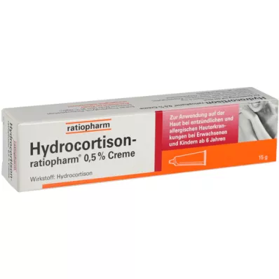 HYDROCORTISON-ratiopharm 0,5% kreem, 15 g