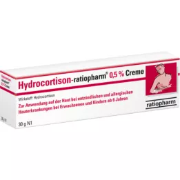 HYDROCORTISON-ratiopharm 0,5% kreem, 30 g